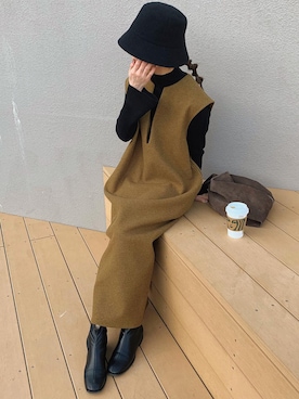 sonさん(レディース・159cm)の冬コーディネート