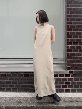 「アイテム（ワンピース/ドレス）」を使った、sonさん（レディース・161cm）の春コーディネート