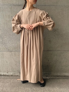 「INTER FACTORY（インターファクトリー）のアイテム（ワンピース/ドレス）」を使った、sonさん（レディース・159cm）の春コーディネート