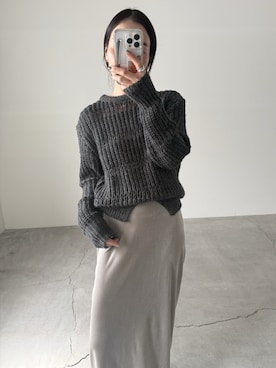 「アイテム（スカート）」を使った、sonさん（レディース・159cm）の秋コーディネート