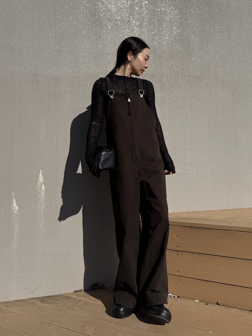 Frontzip Twill Salopette（サロペット/オーバーオール）｜TODAYFUL