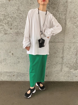 「each（イーチ）のアイテム」を使った、sonさん（レディース・159cm）の春コーディネート