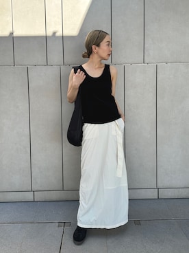 「Rouge vif（ルージュヴィフ）のアイテム」を使った、sonさん（レディース・159cm）の夏コーディネート
