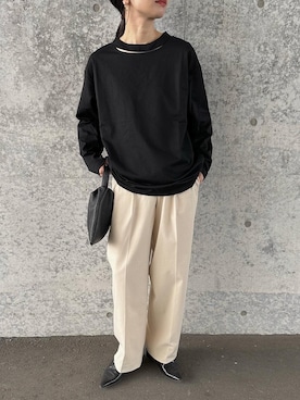「ほめられ本命コーデ」｜「アイテム（パンプス）」を使った、sonさん（レディース・159cm）の冬コーディネート