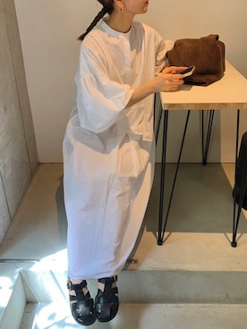 「INTER FACTORY（インターファクトリー）のアイテム（ワンピース/ドレス）」を使った、sonさん（レディース・159cm）の秋コーディネート