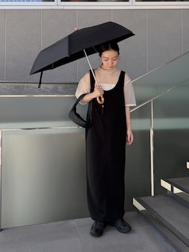 「アイテム（ワンピース）」を使った、sonさん（レディース・159cm）の夏コーディネート