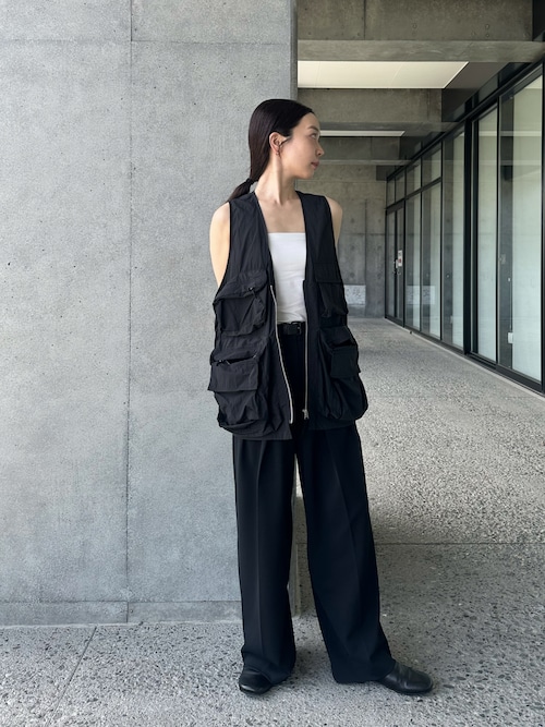 開催中セール一覧 TODAYFUL/トゥデイフル】Nylon Pocket Vest/ナイロンポケット トップス