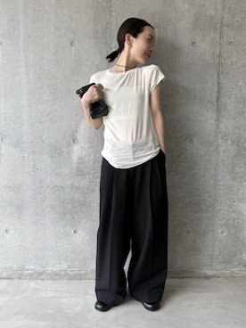 「anuke（アンヌーク）のアイテム」を使った、sonさん（レディース・161cm）の夏コーディネート