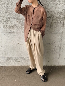 「CLEIO（クレイオ）のアイテム」を使った、sonさん（レディース・159cm）の夏コーディネート