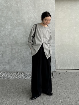 「アイテム（スウェット）」を使った、sonさん（レディース・159cm）の秋コーディネート