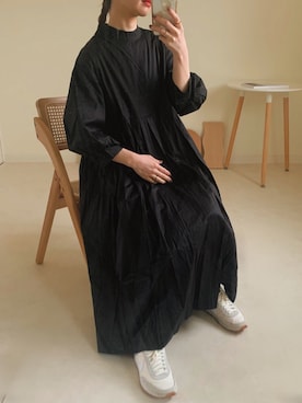 「アイテム（ドレス）」を使った、sonさん（レディース・159cm）の冬コーディネート
