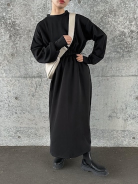 「ap retro（アプレトロ）のアイテム（ワンピース/ドレス）」を使った、sonさん（レディース・159cm）の春コーディネート