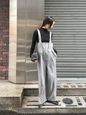 「アイテム（スリッポン）」を使った、sonさん（レディース・159cm）の秋コーディネート