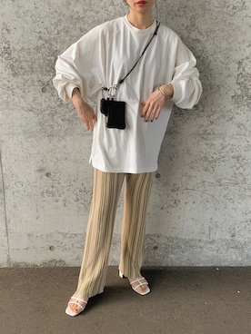 「TODAYFUL（トゥデイフル）のアイテム（レギンス/スパッツ）」を使った、sonさん（レディース・159cm）の春コーディネート