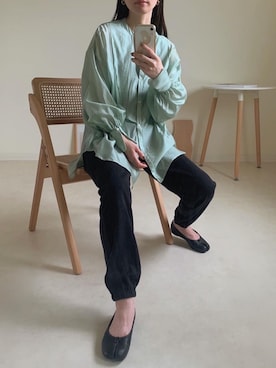 「NOMINE（ノミネ）のアイテム」を使った、sonさん（レディース・159cm）の春コーディネート