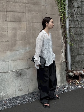 「アイテム（ハンドバッグ）」を使った、sonさん（レディース・159cm）の夏コーディネート
