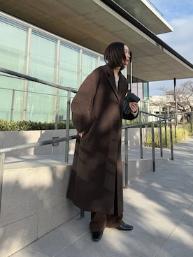 「アイテム（スリッポン）」を使った、sonさん（レディース・159cm）の冬コーディネート