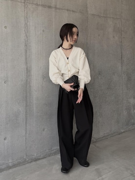 「アイテム（ネックレス）」を使った、sonさん（レディース・159cm）の秋コーディネート