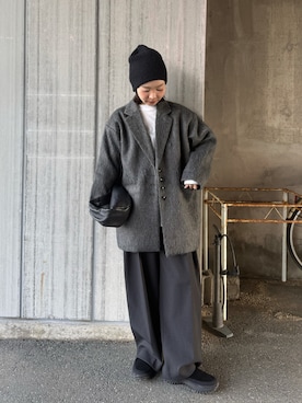 「アイテム（その他シューズ）」を使った、sonさん（レディース・159cm）の冬コーディネート