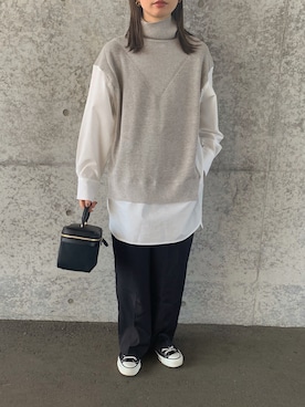 「BONbazaar（ボンバザール）のアイテム」を使った、sonさん（レディース・159cm）の秋コーディネート