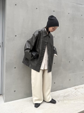 「select MOCA by son（セレクトモカバイソン）のアイテム」を使った、sonさん（レディース・159cm）の冬コーディネート