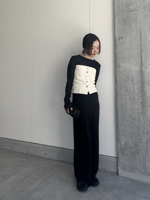 セール】デニムチューブビスチェ（チューブトップ）｜select MOCA