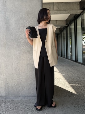 「select MOCA by son（セレクトモカバイソン）のアイテム」を使った、sonさん（レディース・161cm）の春コーディネート