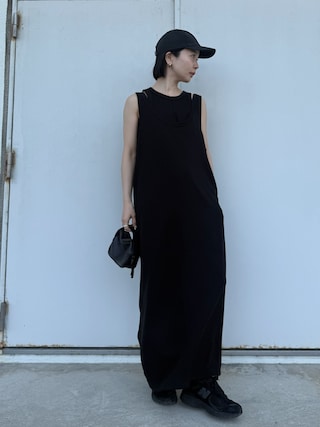 「select MOCA by son(セレクトモカバイソン)の【サイズ展開あり】アメスリレイヤードワンピースセット(ワンピース)」を使った、sonさん(レディース・161cm)の春コーディネート