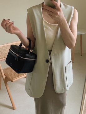 「NOMINE（ノミネ）のアイテム」を使った、sonさん（レディース・159cm）の夏コーディネート