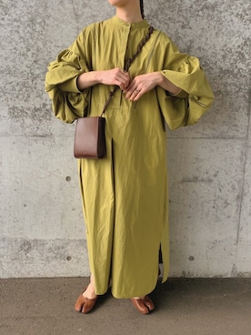 「INTER FACTORY（インターファクトリー）のアイテム（ワンピース/ドレス）」を使った、sonさん（レディース・159cm）の秋コーディネート