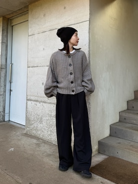 「ASICS（アシックス）のGEL-NIMBUS 10.1 / ゲルニンバス 10.1（スニーカー）」を使った、sonさん（レディース・159cm）の冬コーディネート