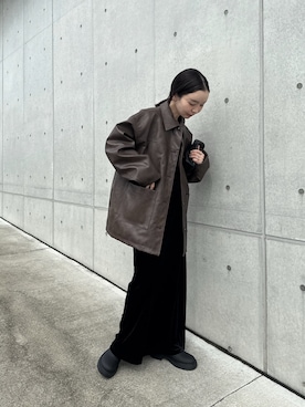 「アイテム（ジャケット/アウター）」を使った、sonさん（レディース・159cm）の秋コーディネート
