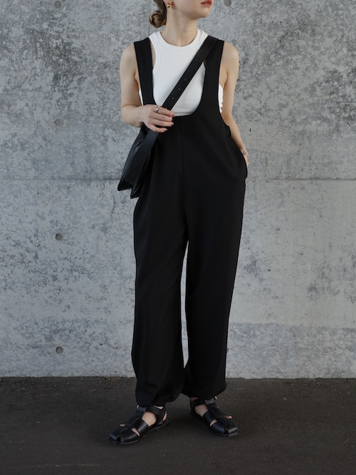 【美品】machattマチャット　Uネックオールインワン　サロペット machattのオールインワン・サロペットを使った人気ファッション