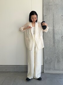 TODAYFULのアイテムを使った「刺繍パンツ」の人気ファッション