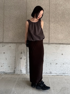 「select MOCA by son（セレクトモカバイソン）のアイテム」を使った、sonさん（レディース・161cm）の春コーディネート