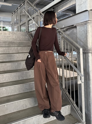 「TODAYFUL（トゥデイフル）のCompact Smooth Knit（ニット/セーター）」を使った、sonさん（レディース・161cm）の春コーディネート