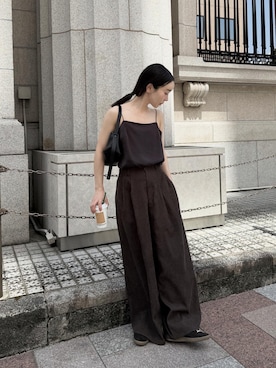 「アイテム（パンツ）」を使った、sonさん（レディース・159cm）の夏コーディネート