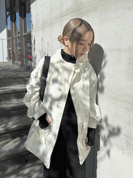 「ANGIE（アンジー）のアイテム」を使った、sonさん（レディース・159cm）の春コーディネート