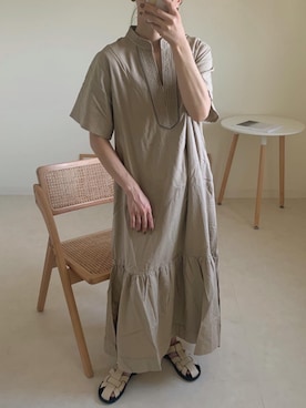 「crie conforto（クリーコンフォルト）のアイテム（ワンピース/ドレス）」を使った、sonさん（レディース・159cm）の春コーディネート
