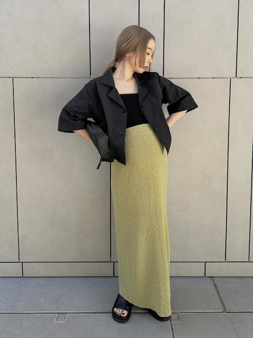 セール】【サイズ展開あり】サマーニットロングスカート（スカート