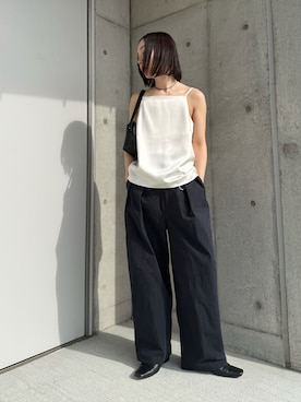 「アイテム（キャミソール）」を使った、sonさん（レディース・161cm）の春コーディネート