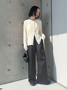 「select MOCA（セレクトモカ）のアイテム」を使った、sonさん（レディース・161cm）の春コーディネート