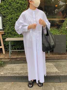 「PAPILLONNER（パピヨネ）のアイテム」を使った、sonさん（レディース・159cm）の夏コーディネート