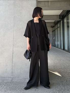 「アイテム（テーラードジャケット）」を使った、sonさん（レディース・161cm）の春コーディネート