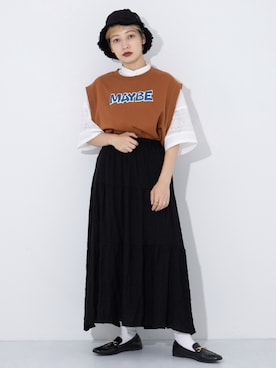 「kutir（クティール）のアイテム（帽子）」を使った、kutir_officialさん（レディース・148cm）の夏コーディネート