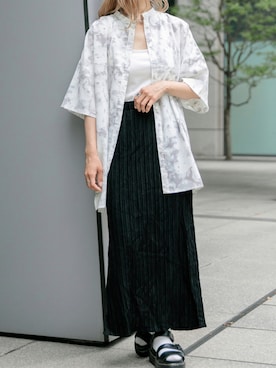 「Adoon plain（アドーンプレーン）のアイテム」を使った、kutir_officialさん（レディース・148cm）の夏コーディネート