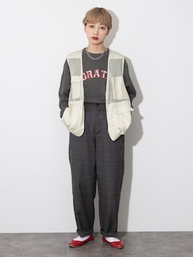フィッシングベストを使った人気ファッションコーディネート - WEAR