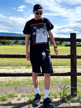 「VANS（バンズ）のアイテム（シューズ）」を使った、 K-taさん（メンズ・170cm）の夏コーディネート