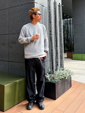 「アイテム（スニーカー）」を使った、 K-taさん（メンズ・170cm・30代）の秋コーディネート