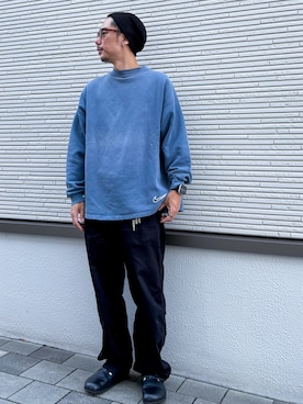 「アイテム（スウェット）」を使った、 K-taさん（メンズ・170cm・30代）の秋コーディネート